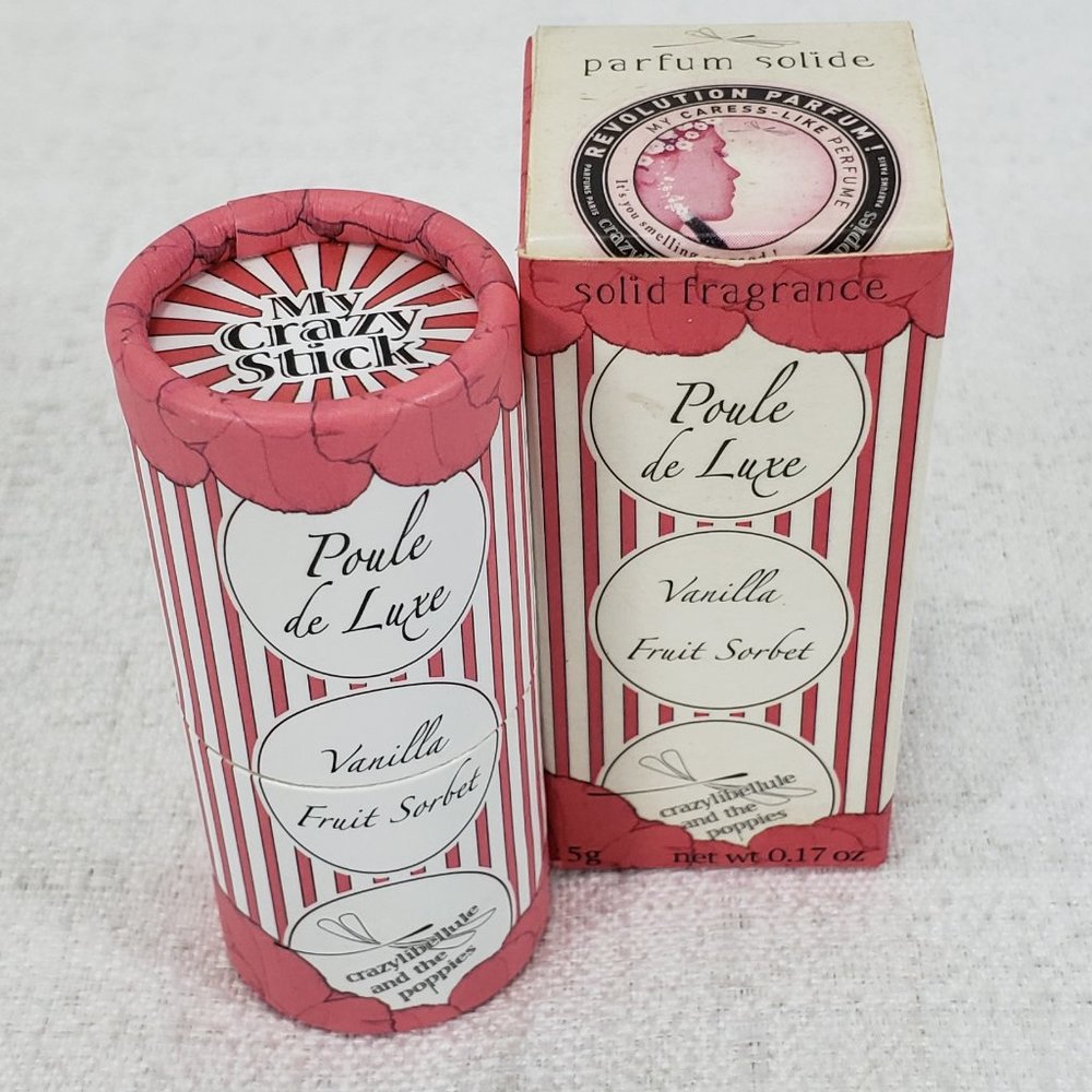 NIB Poule de Luxe Vanilla Fruit Sorbet Solid